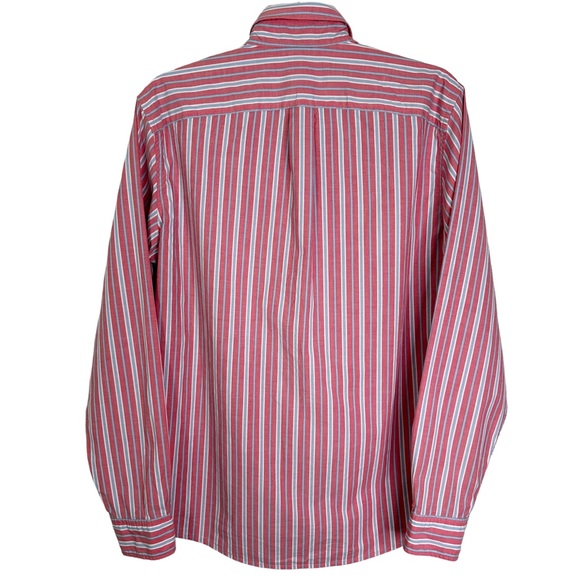 Gap Striped Poplin Stretch Standard Fit Long Sleeve Button Down Shirt Men’s S - Picture 2 of 9